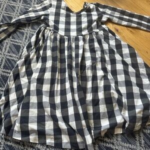 Hanna Anderson checkered block dress